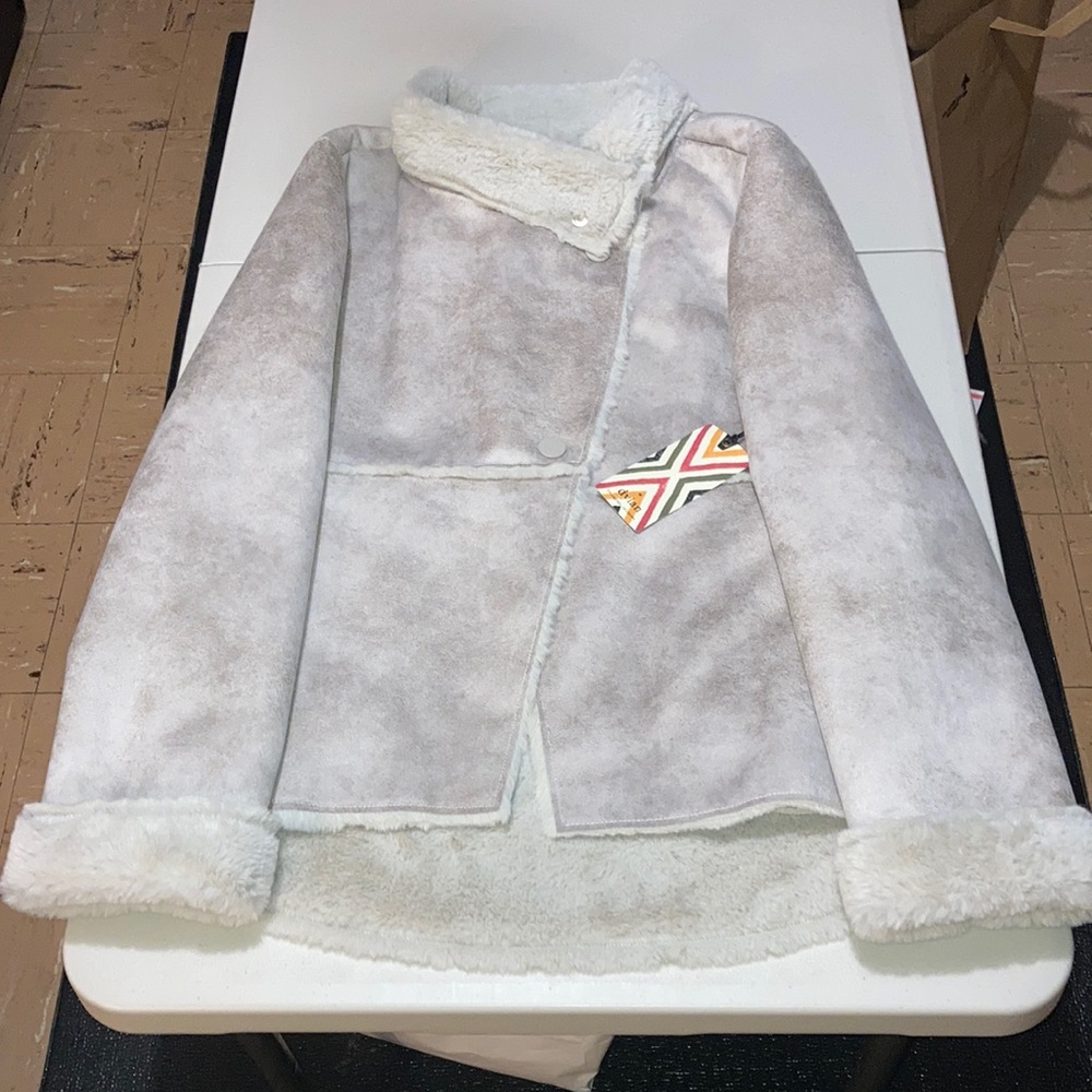 Dylan faux fur/suede female coat